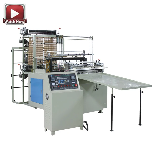 GBD-700 высокоскоростная четырехлинейная автоматическая машина для изготовления плоских пластиковых пакетов холодной резки