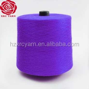 Gold rabbit core spun yarn manufacturer 28S/2 for knit production
