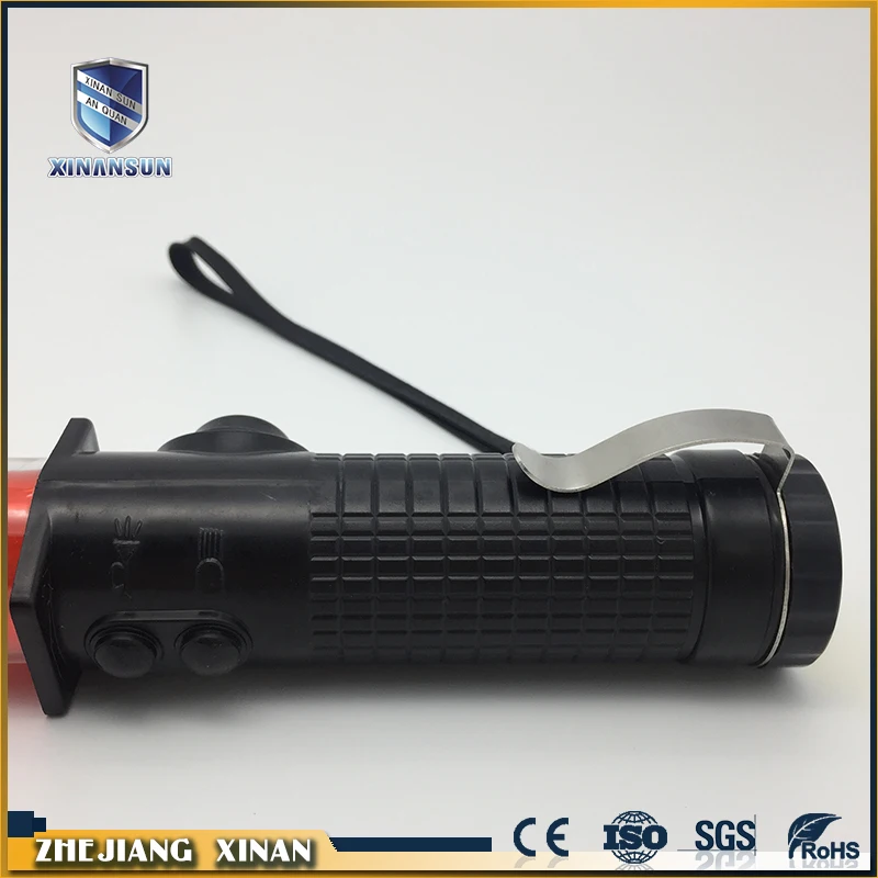 waterproof rechargeable police electric shock metal baton