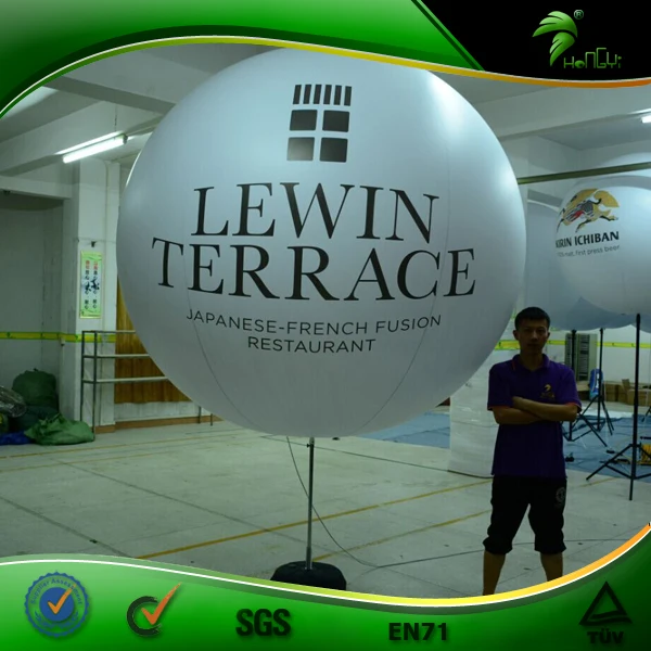 2021 Hot Sale Inflatable Tripod Atand Light Balloon Inflatable Led Stand Balloon Led balloon For Advertising