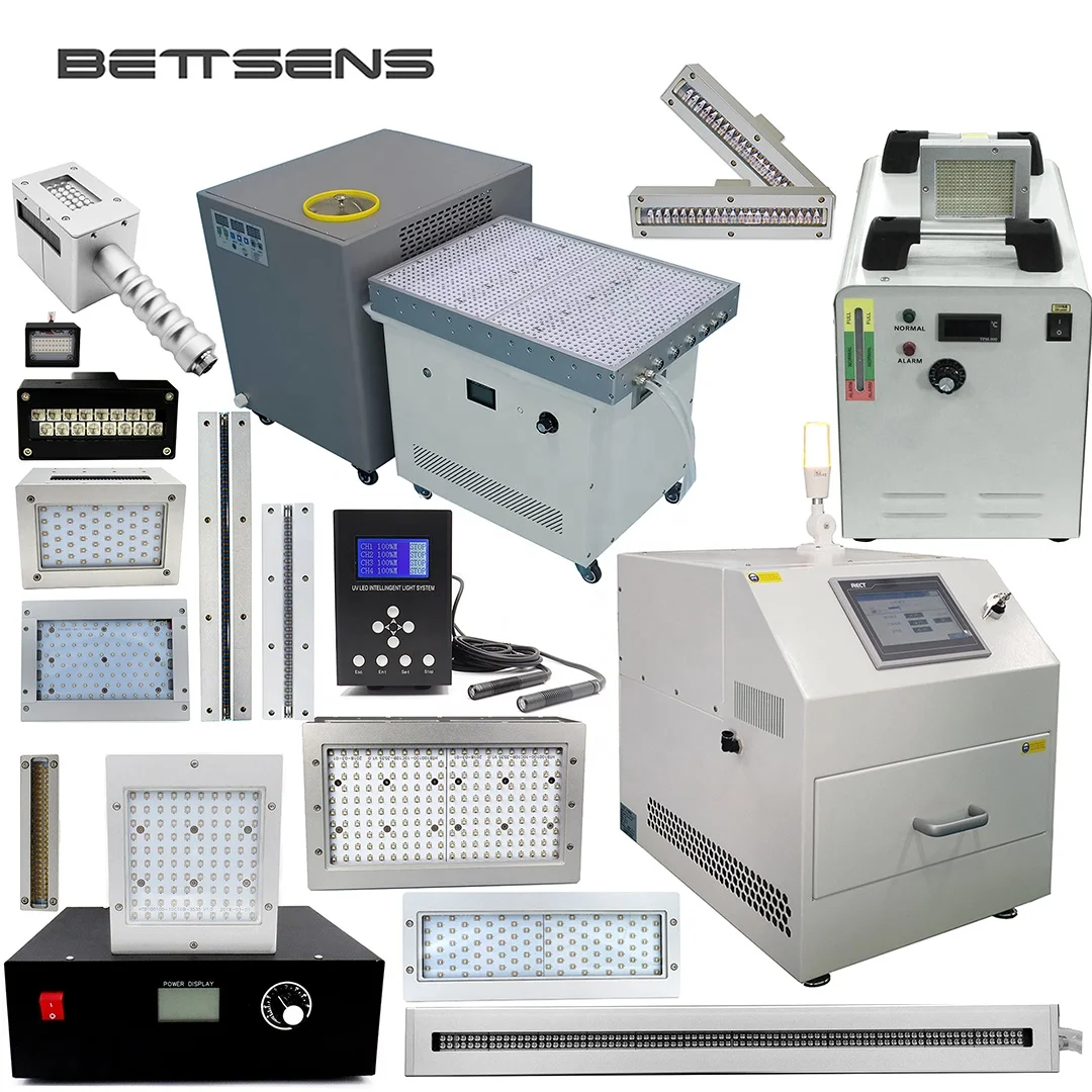 
High intensity 395nm UV LED curing system for pcba lcd adhesive glue curing 