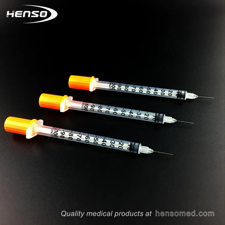 
Disposable Free Insulin Syringes With Orange Cap 