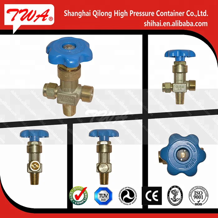 hot sale high pressure CGA540/CGA870 brass oxygen cylinder valve