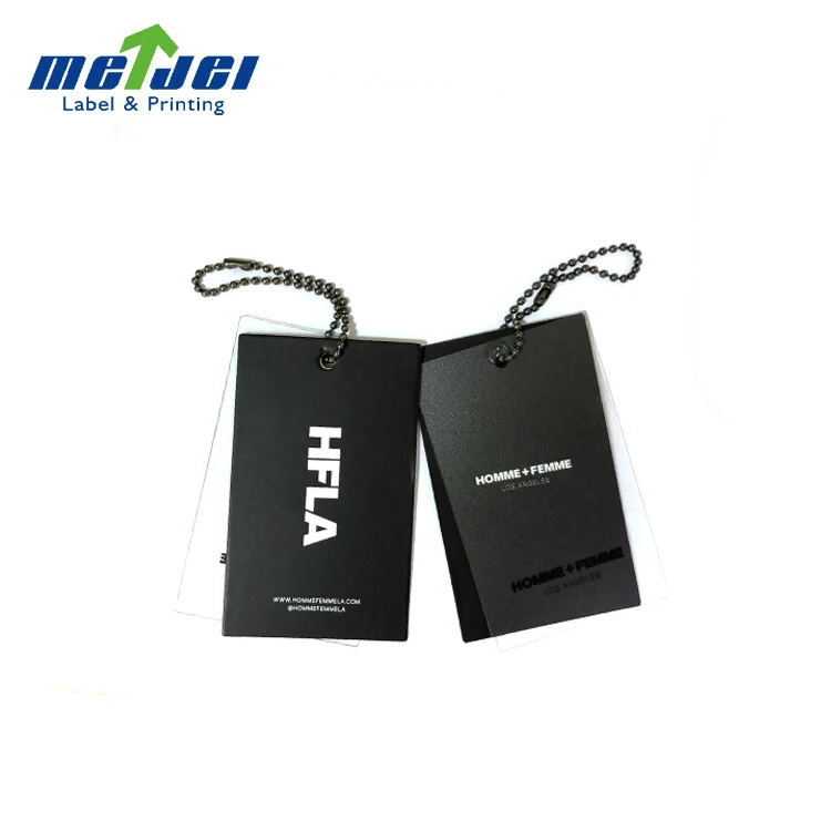 Изготовленная на заказ подвесная бирка для одежды из пвх материалов