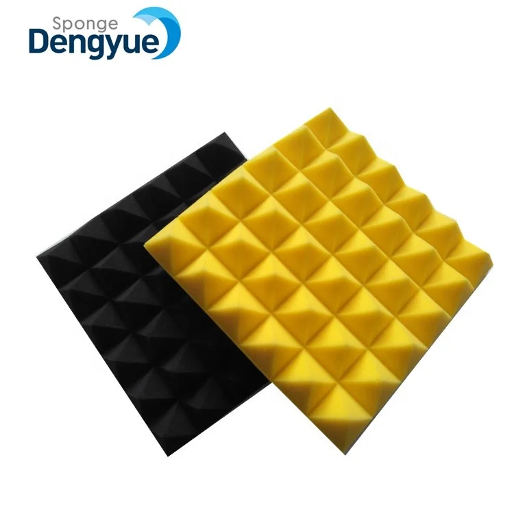 Colorful recording studio noise reduction acoustic materials pu panel  foam