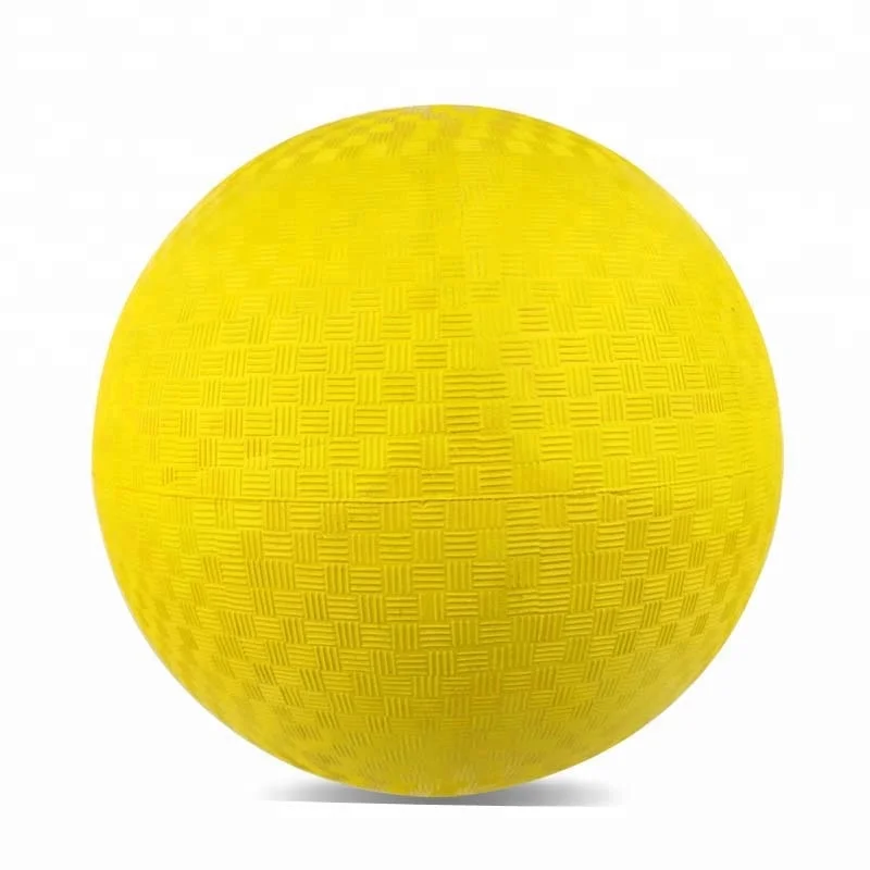 Factory Made Colorful Rubber Playground Ball For Kids Toy