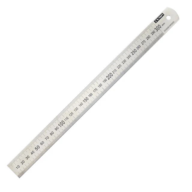 
[MEASPRO]30CM Metal Ruler Stainless Steel Straight Ruler 