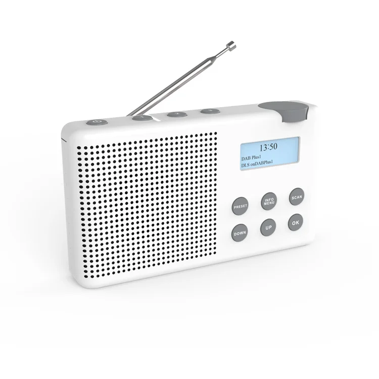 DB-23  Rechargeable DAB+/DAB/FM radio with 1200mAH lithium battery
