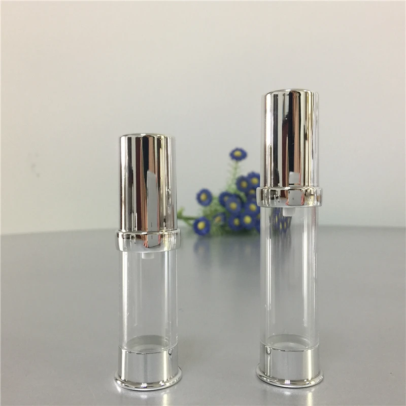 15 мл 30 мл переработанных прозрачных косметических безвоздушного насоса бутылки для глаз и крем для губ