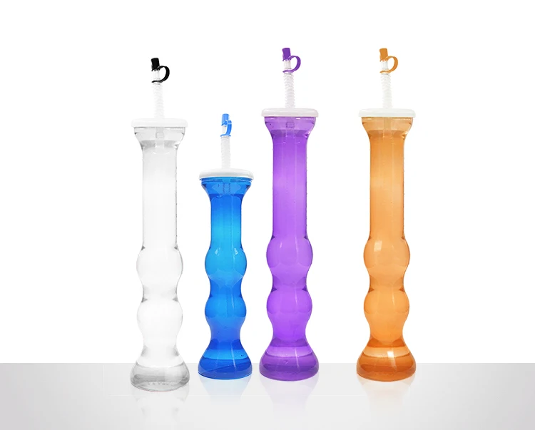 Лидер продаж 2019, китайский поставщик, пластиковые пивные чашки, ярды, длинный пивной стакан