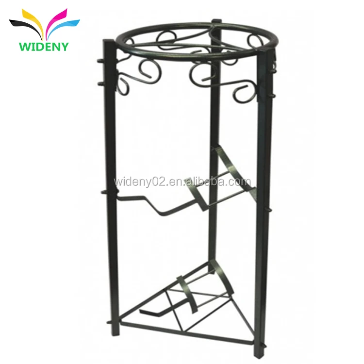 3 tire Factory wholesale floor stand metal 5 gallon water bottle stand