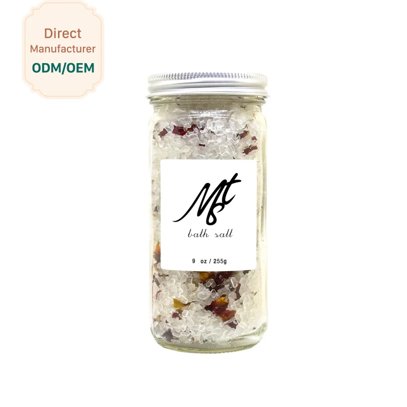
OEM Private Label Exfoliating Dead Sea Salt Spa Bath Salt Gift Manufacturer 