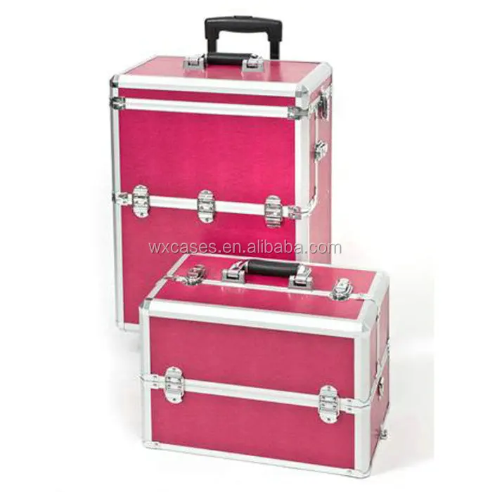 new design cosmetic trolley with giraffe pattern as skin From Nanhai,Foshan,Guangdong,China