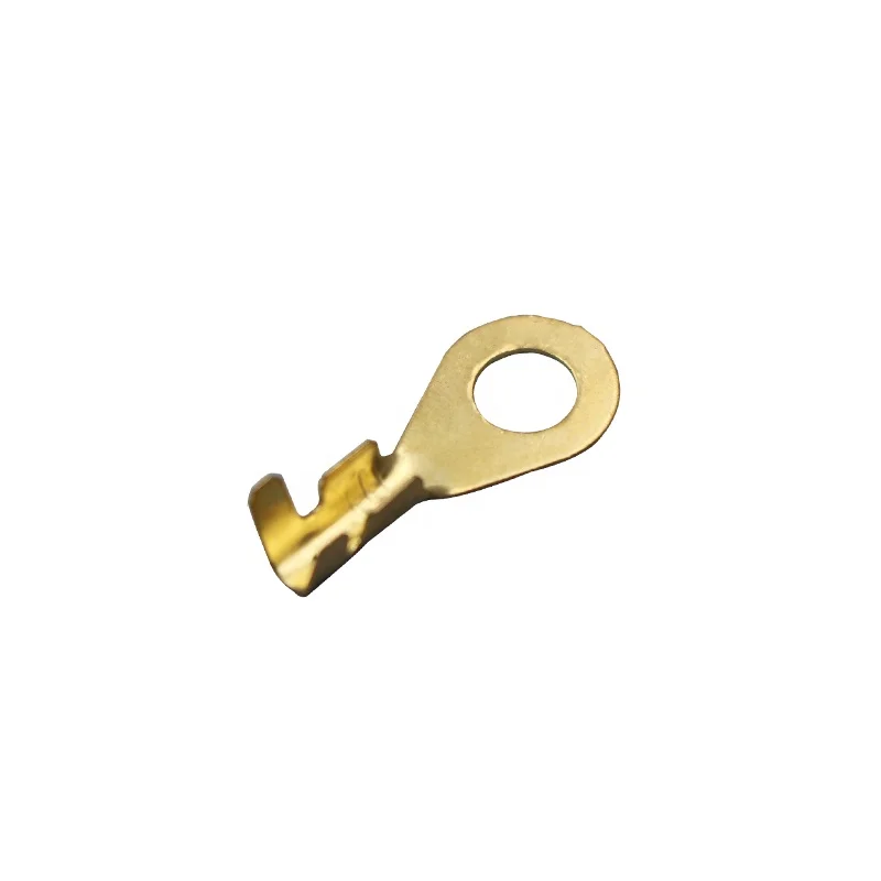 5mm hole size terminal lugs ring type,brass earth terminal,DJ431-5