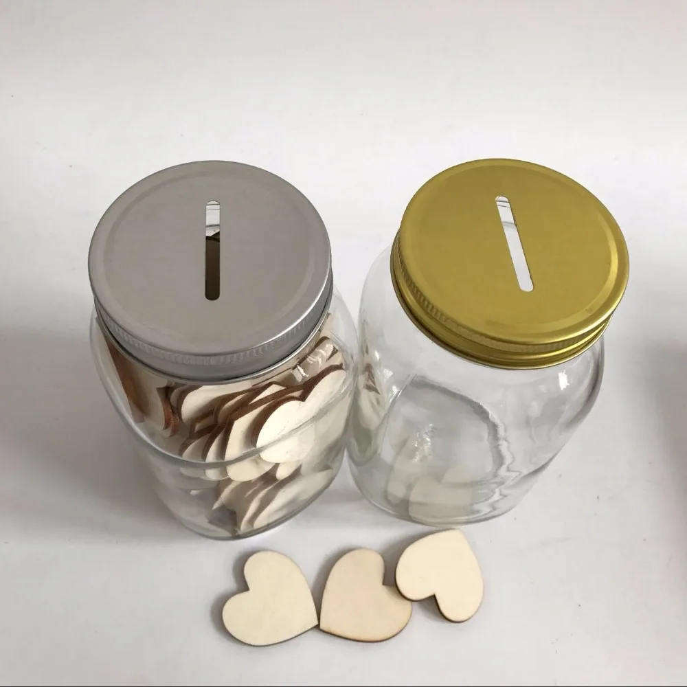 
Wishing Jar in Alternative Wedding Guest Book for favor 