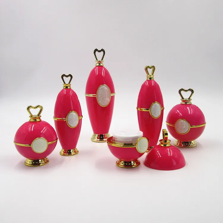 
50g 30g luxury golden acrylic eye serum cream cosmetic plastic massage jar 