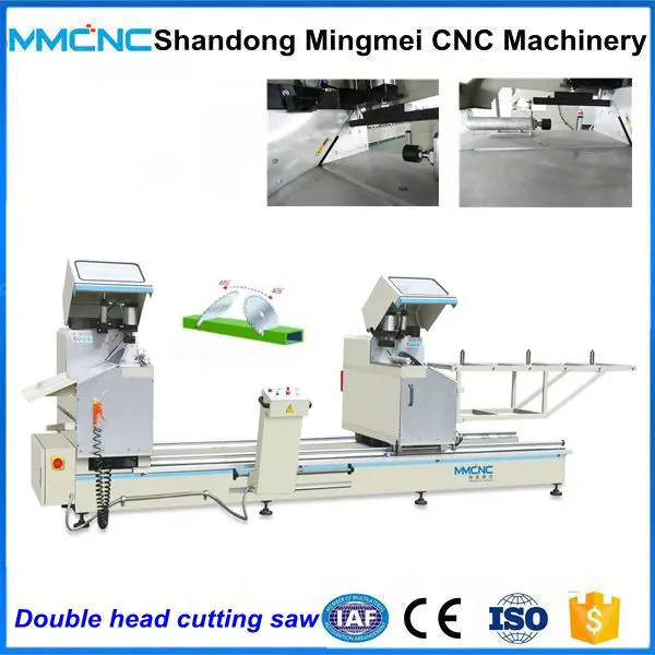 Double Head 45 degree 90 degree aluminum profiles miter saw angle cutting machine