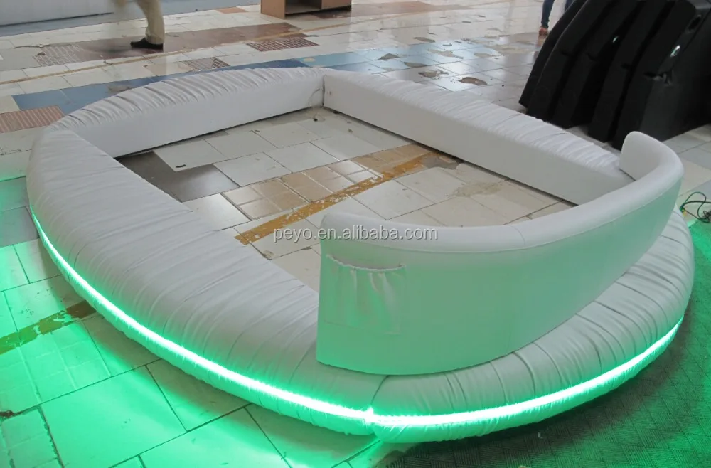 Мебель для спальни круглая кровать с LED