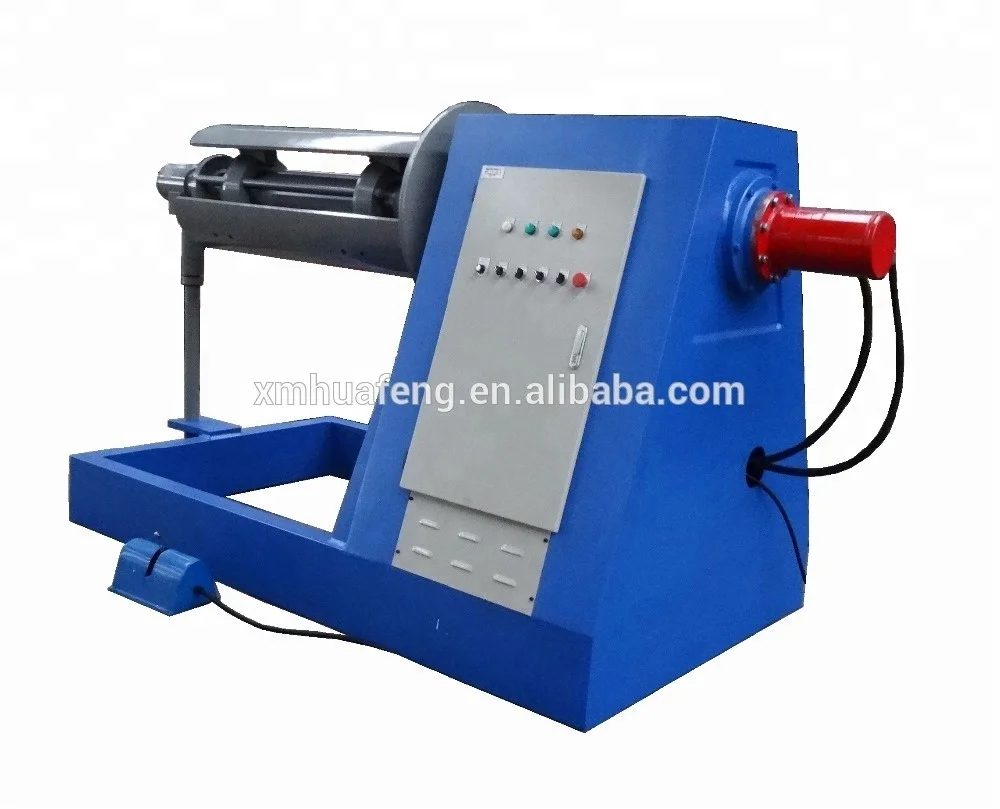 7 Tons Automatic  2021 Hot sale hydraulic decoiler full automatic hydraulic uncoiler for steel coil roll forming machine