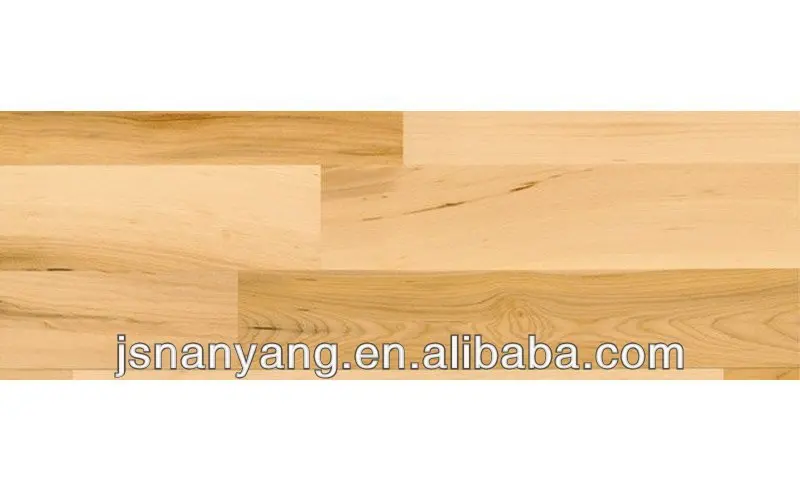 manufacturer price Canadian Maple 3 strips parquet flooring lacquered finish