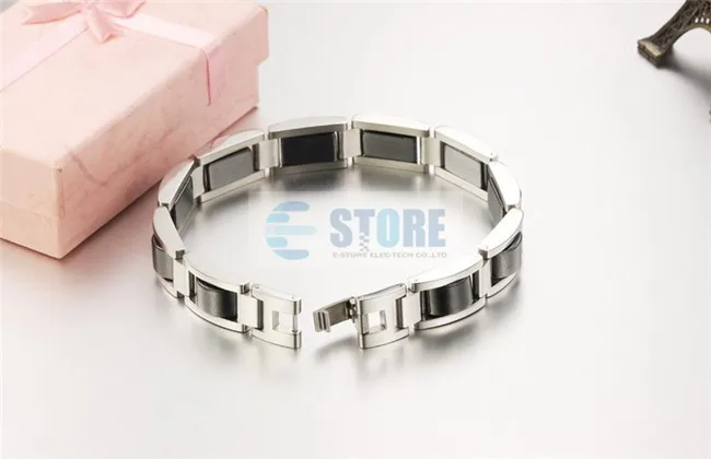Fashion Jewelry Bracelet Bio Magnetic Steel Made in Japan 2015 Stainless Steel Unisex Bracelet Chain & Link Bracelets 18.5 Cm