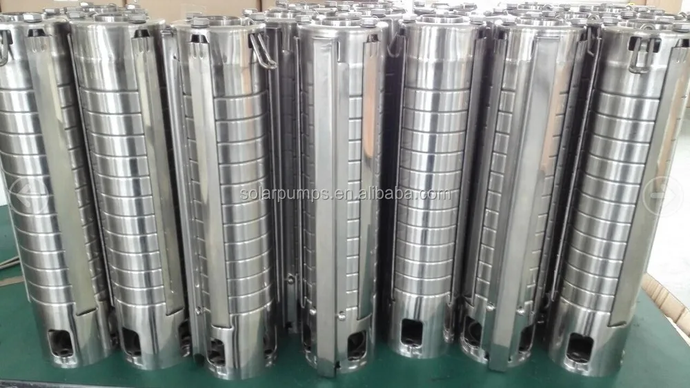 JINTAI 4 inches high flow borehole solar powered water pump solar panel system