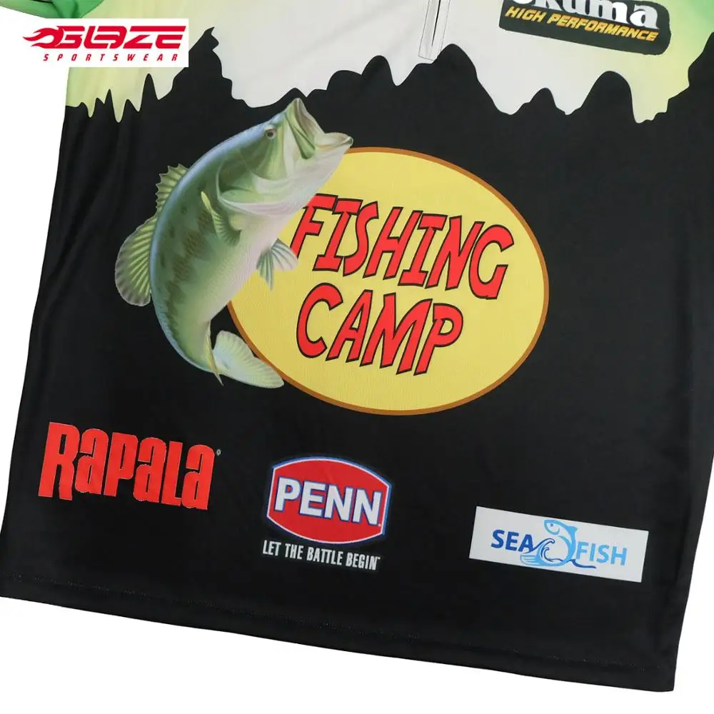 Сублимационные быстросохнущие рубашки для рыбалки с защитой от УФ-лучей