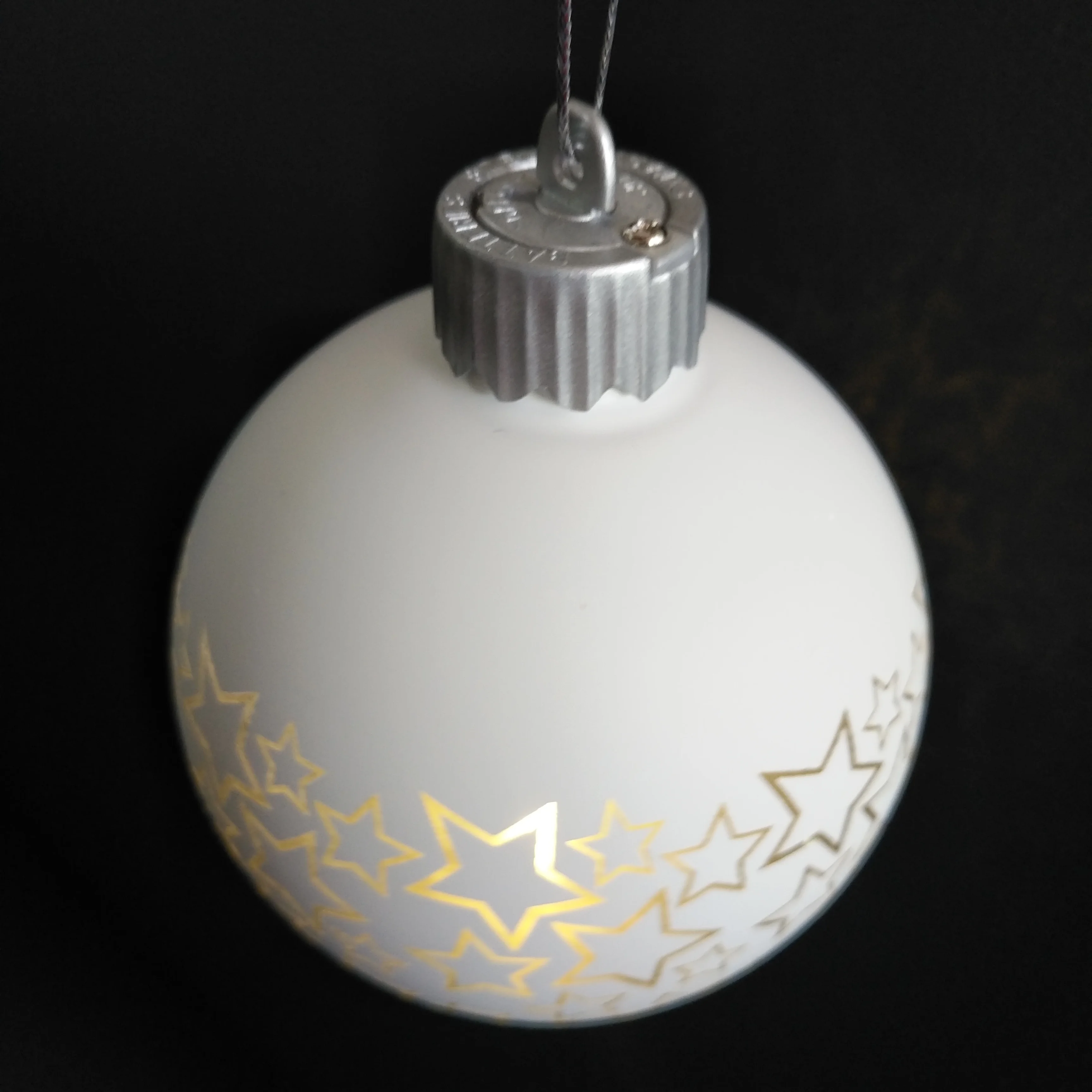 New Arrival Christmas Glass Ball Ornament with LED Light