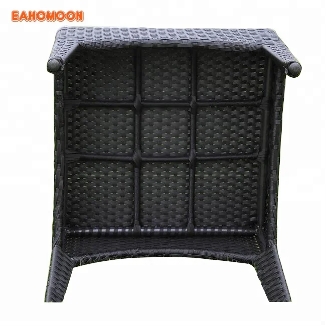 
Cheap Outdoor Rattan+Plastic Wood Composite Patio Furniture 7 pcs Cube Dining Set for Home & Garden 