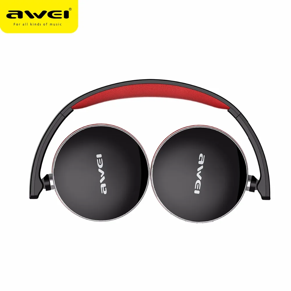 AWEI A500BL Brand Noise Cancelling Wireless Bluetooth Headphones Stereo Studio Headsets Bt Head Phones Audiophones Manufacturers