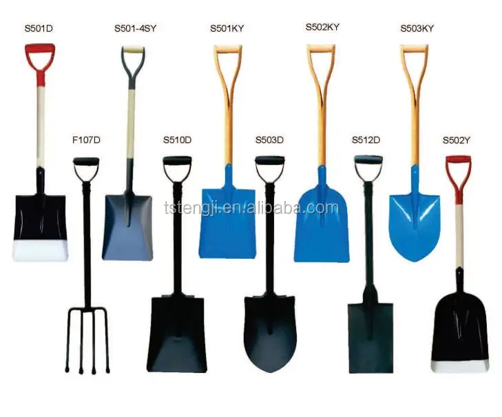2018 hot! tangshan manufacturer and user garden shovels handle shovels