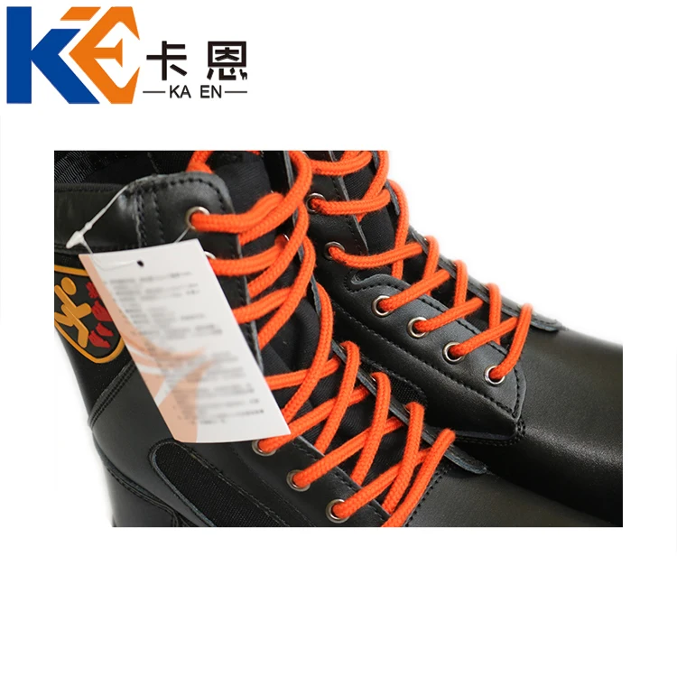 New Style Fireman Rescue Leather Boots For Safety Working