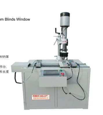 CNC Drilling Machine of Aluminum Blinds Window