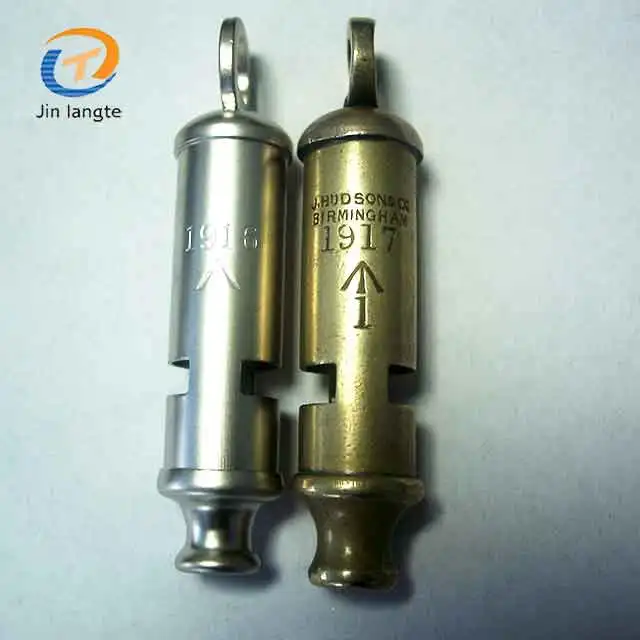 professional mini metal whistle sport metal whistle with lanyard scout whistle