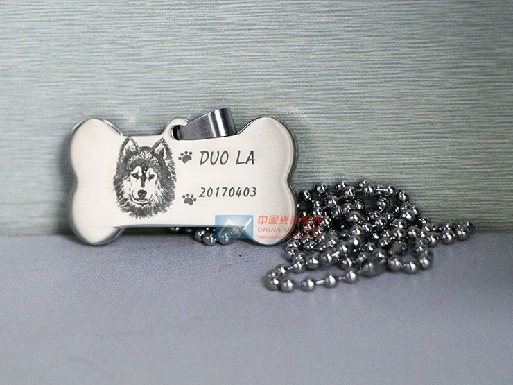 20W 30W 50W Fiber Marking Laser Machine on Stainless Steel Pans and Pots/cookware Spoons  Fishing Rod Laser Engraver