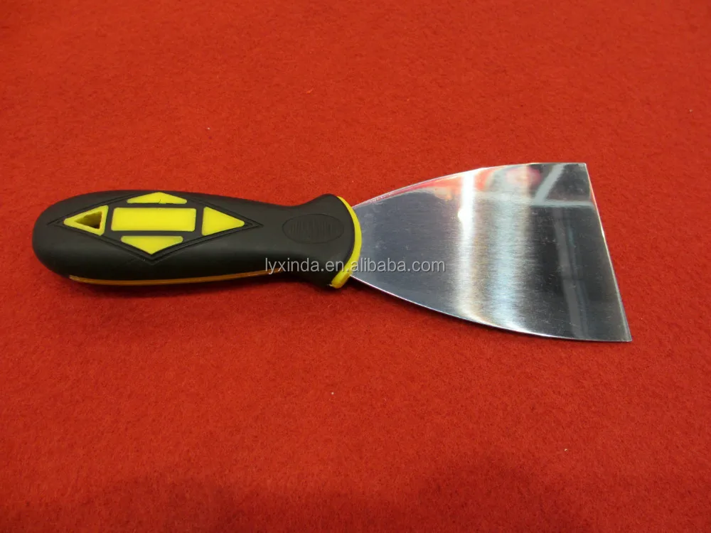 ice/coconut scraper with fiber/rubber handle/putty knife