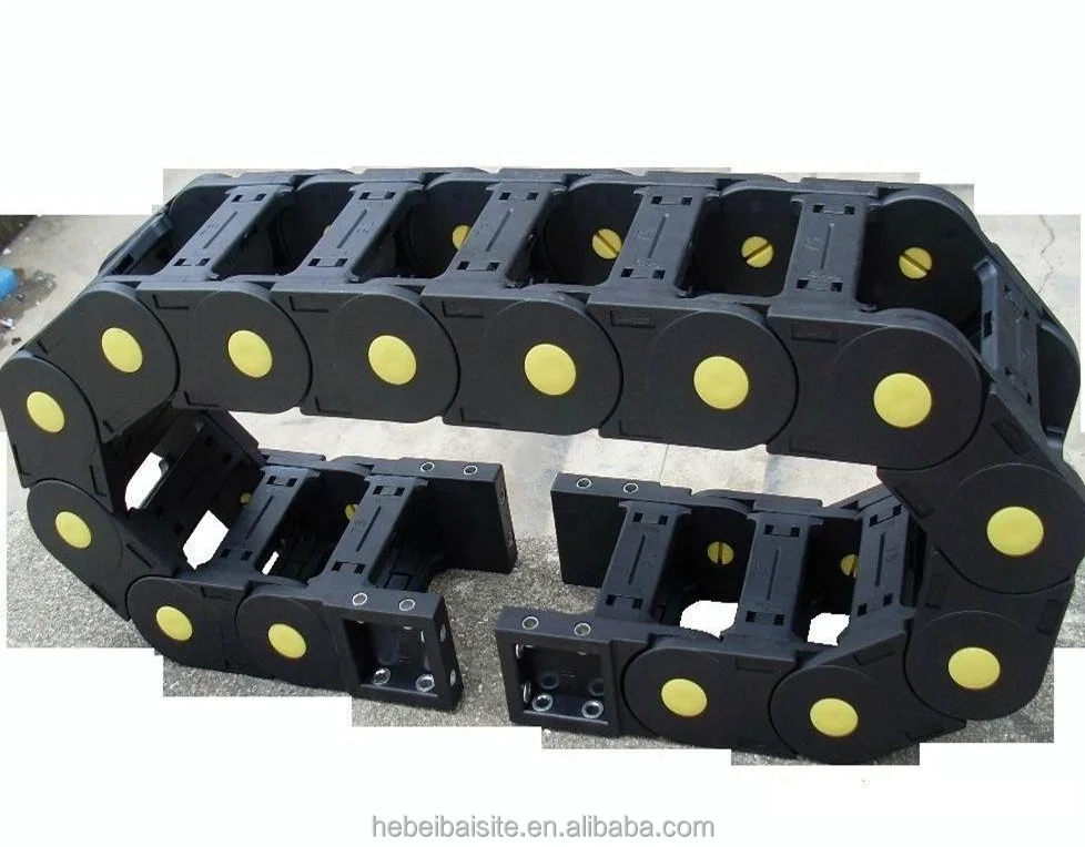 56 series plastic nylon cable electric drag chain for CNC machine