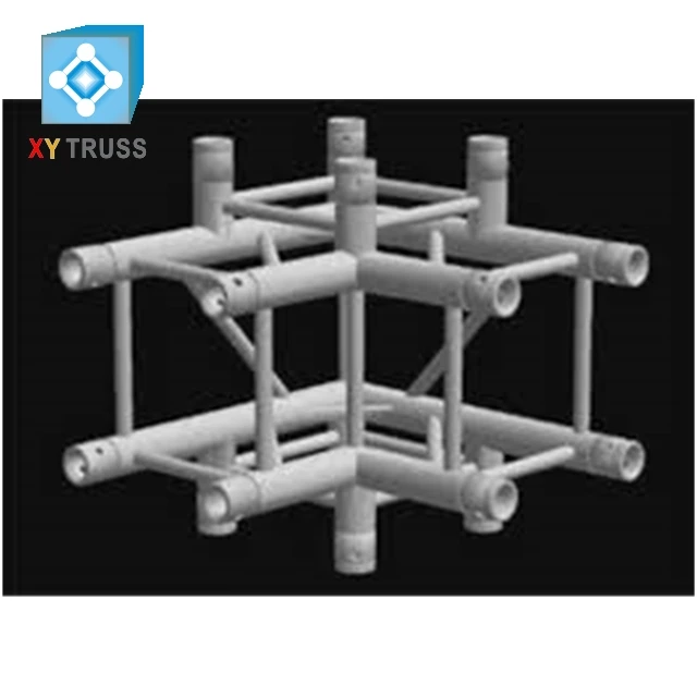 aluminum 3-way cross corner truss for exhibition booth truss
