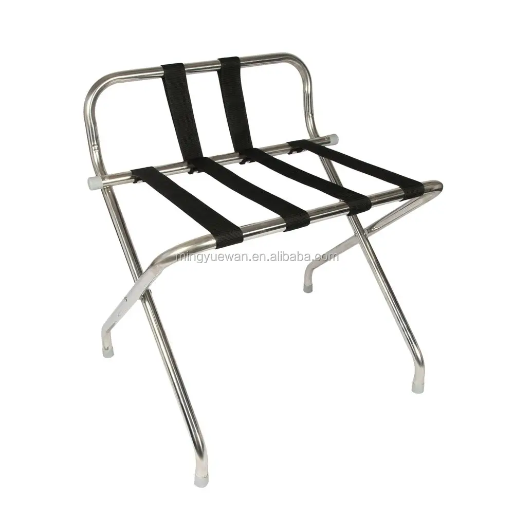 
Stainless Steel Luggage Rack Hotel Bedroom Furniture for Sale 