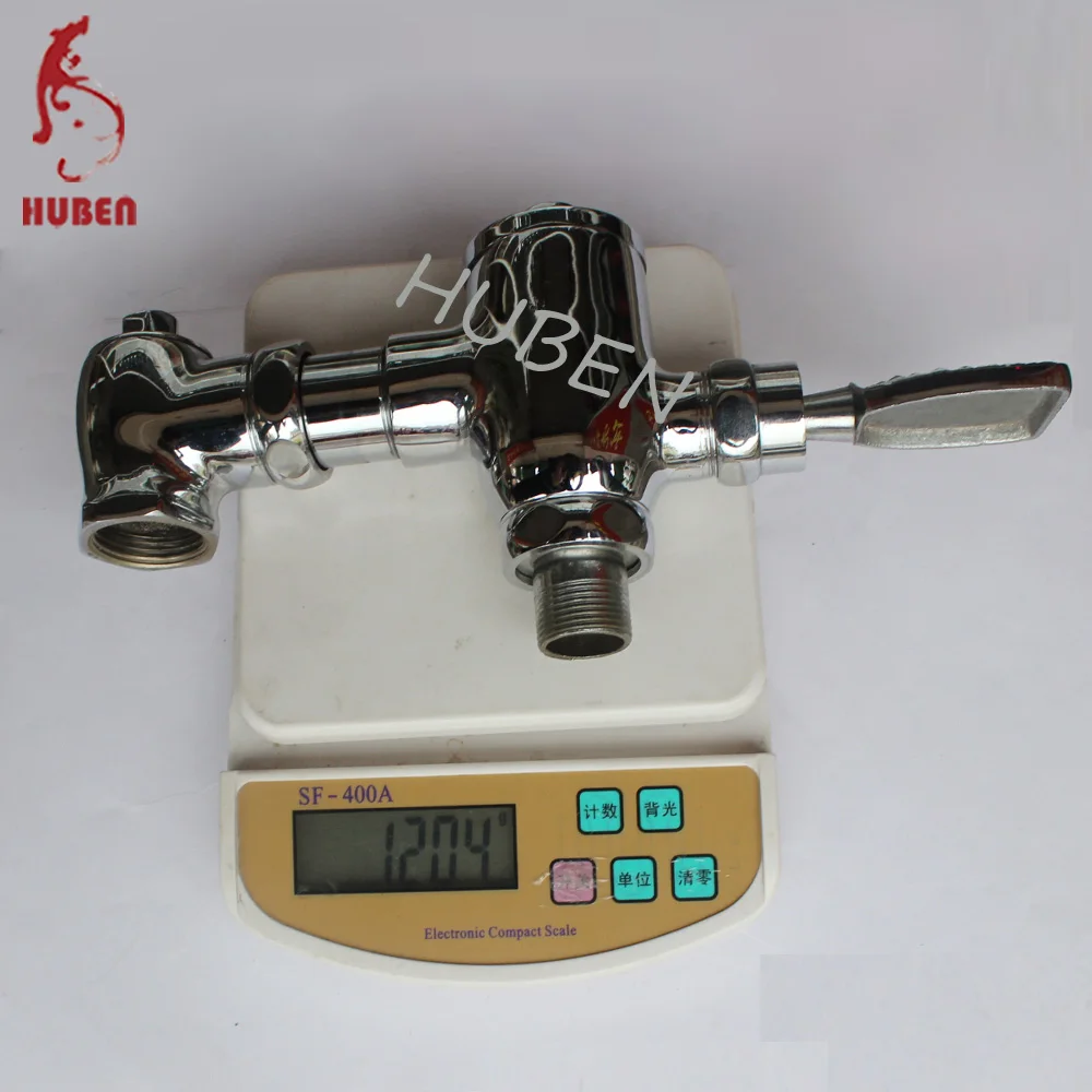 Brass chrome plated toilet flush valve 2015