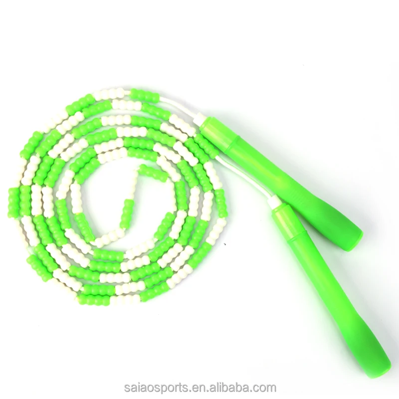 Cheap jump skipping rope pvc rope double dutch bamboo knot rope