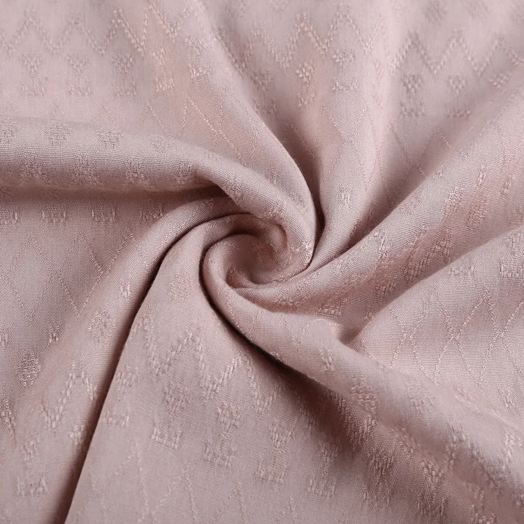 Keqiao esse hot sale 100% rayon woven knitting jacquard fabric