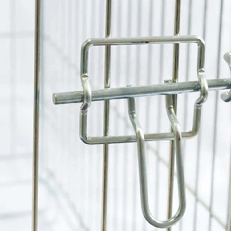 High Quality Cheap Indoor Large Galvanize Metal Dog Cage With Double Door