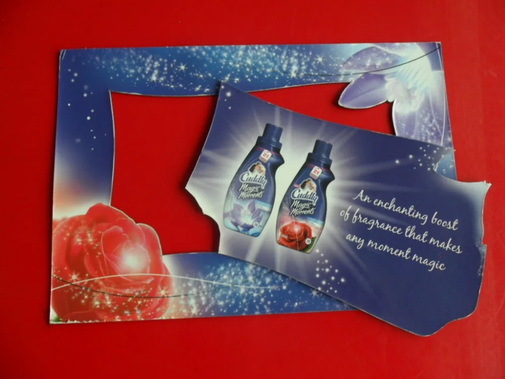 Promotion Custom Logo Soft Rubber Mounted Paper Color Magnetic Large Size Digital Photo Frame Fridge Magnet