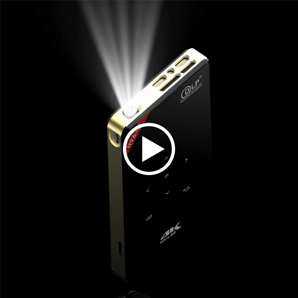 производительность 4 К портативный smart android проектор мобильный поддержка офиса/онлайн видео/онлайн игры/беспроводной