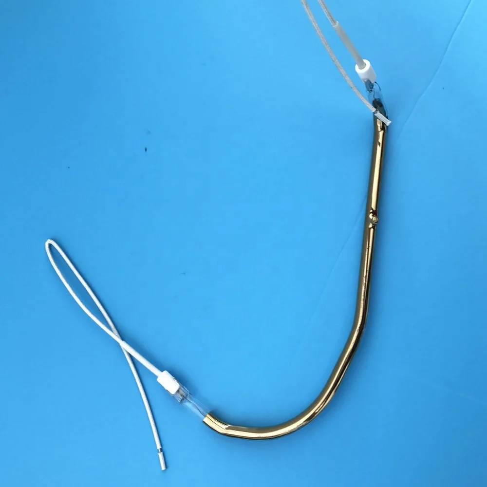 Quartz infrared halogen heating element lamp