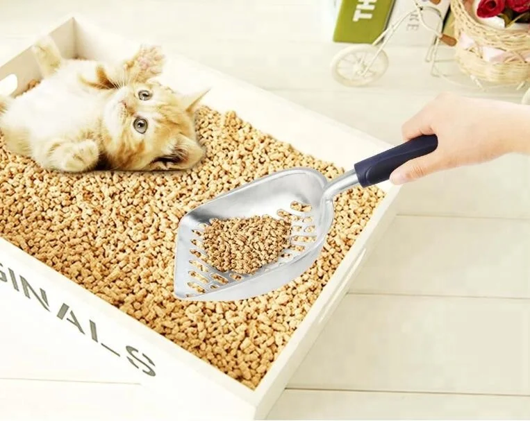 High Quality Stainless Steel Food Scoops Pet Cat Litter Scoop