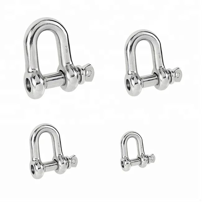 Нержавеющая сталь морской класс 316 европейского стандарта 8 мм D скоба