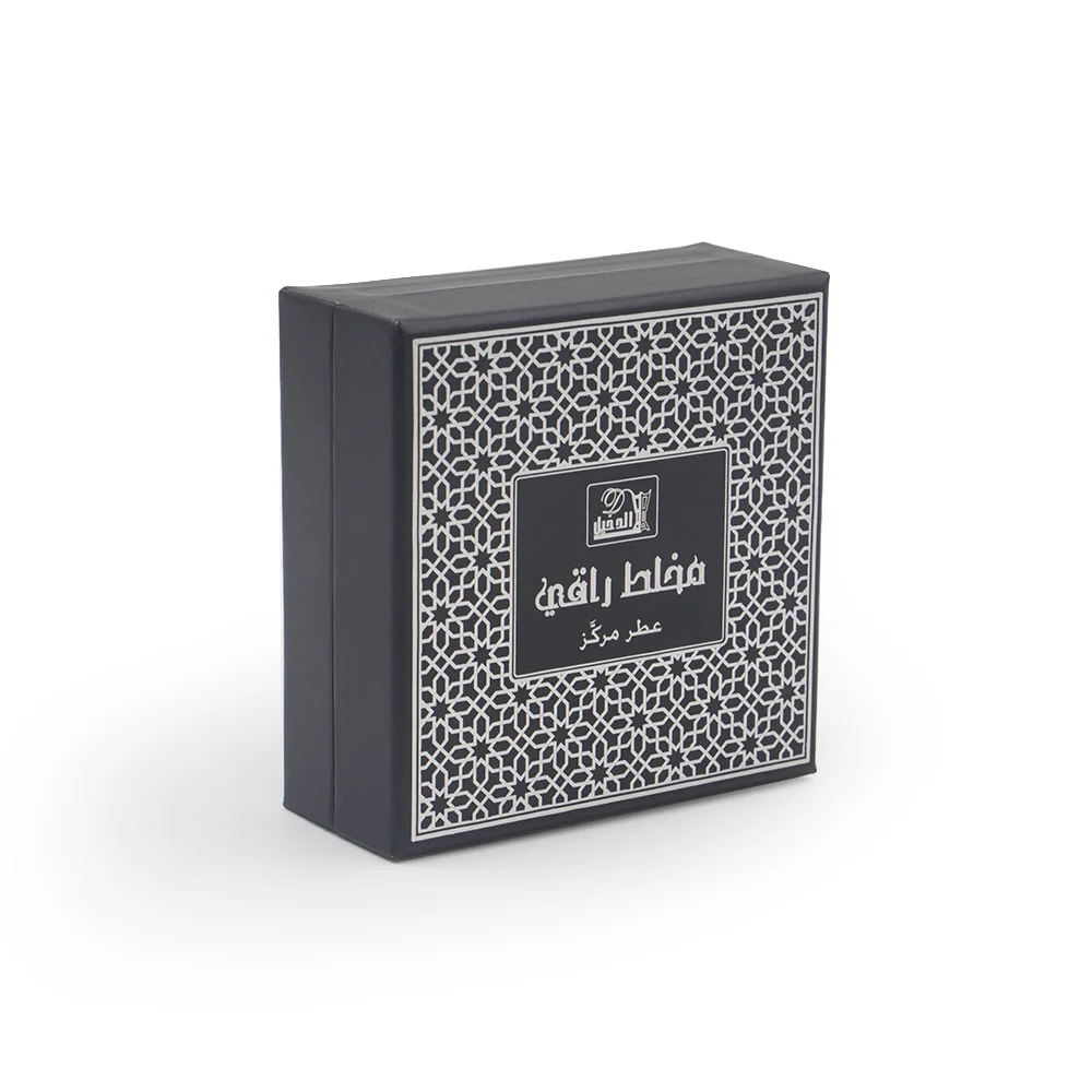 Beautiful Gift Perfume Paper Box Packaging With Hot Stamping , White Black Red