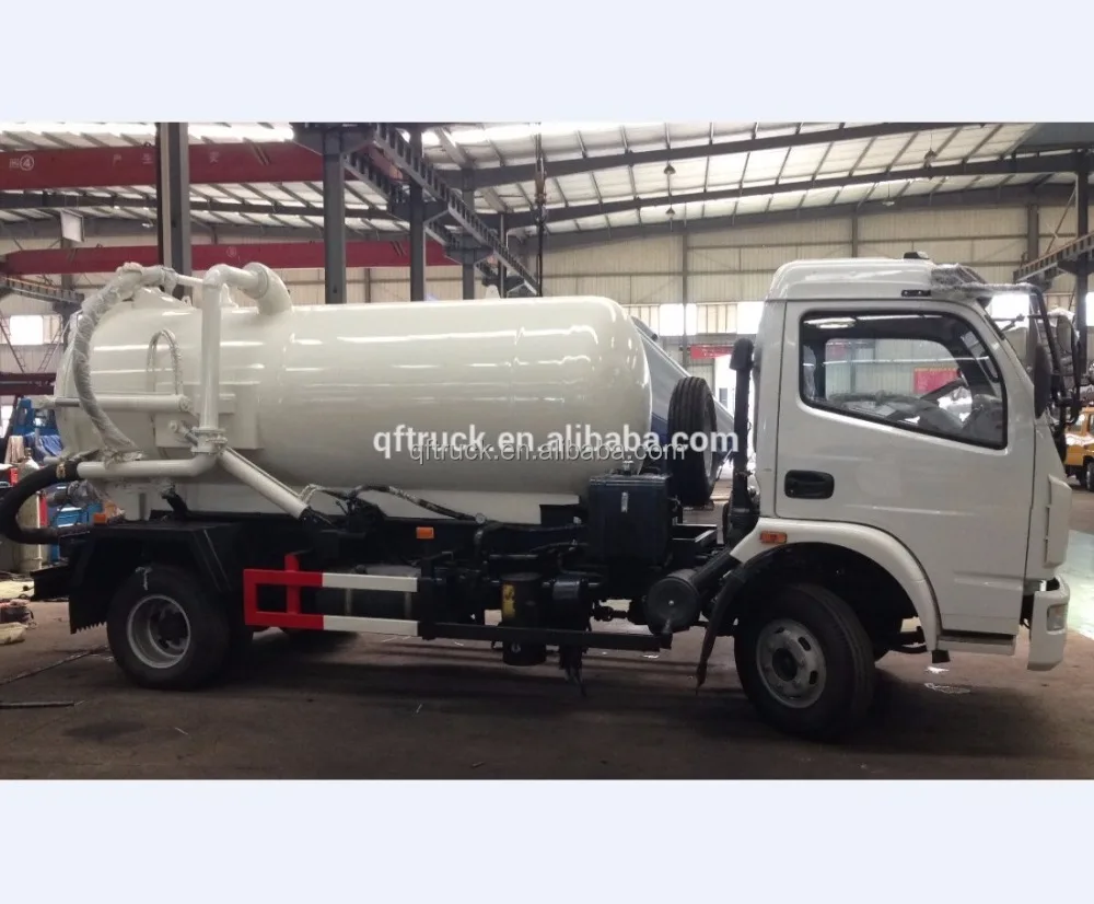 Chinese Dongfeng EQ5090T 4x2 sewage suction truck for sale/5Ton cleaning truck on hot sale